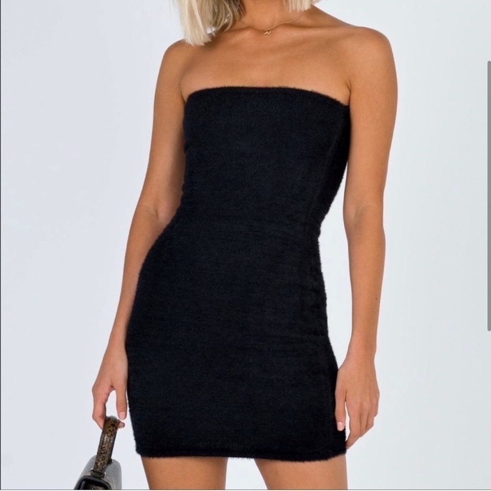 NWT Princess Polly Black Hagen Mini Party Dress NEW Sexy Size XS / Small S